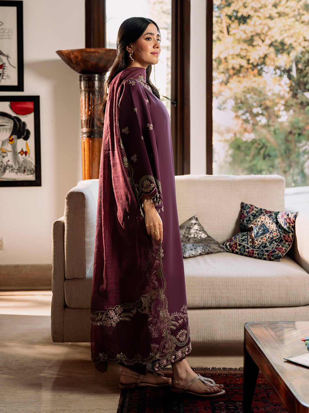 Izel | Mahveen Festive Lawn 25 | HANA -  Izel Ladies Clothes - Original Designer Dress - House of Maryam