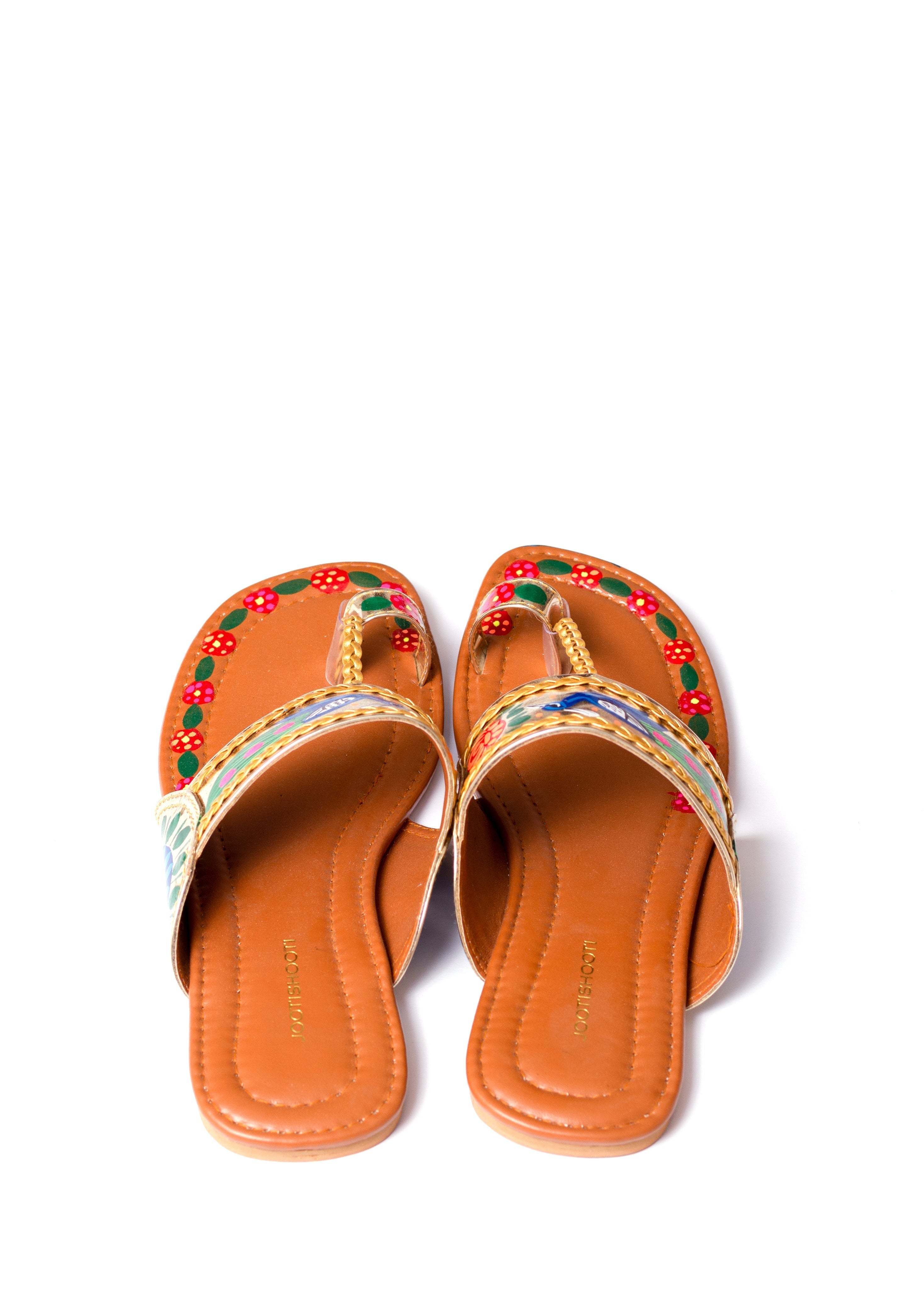 Hand Painted Mor Bagh Golden by House of Maryam - House of Maryam