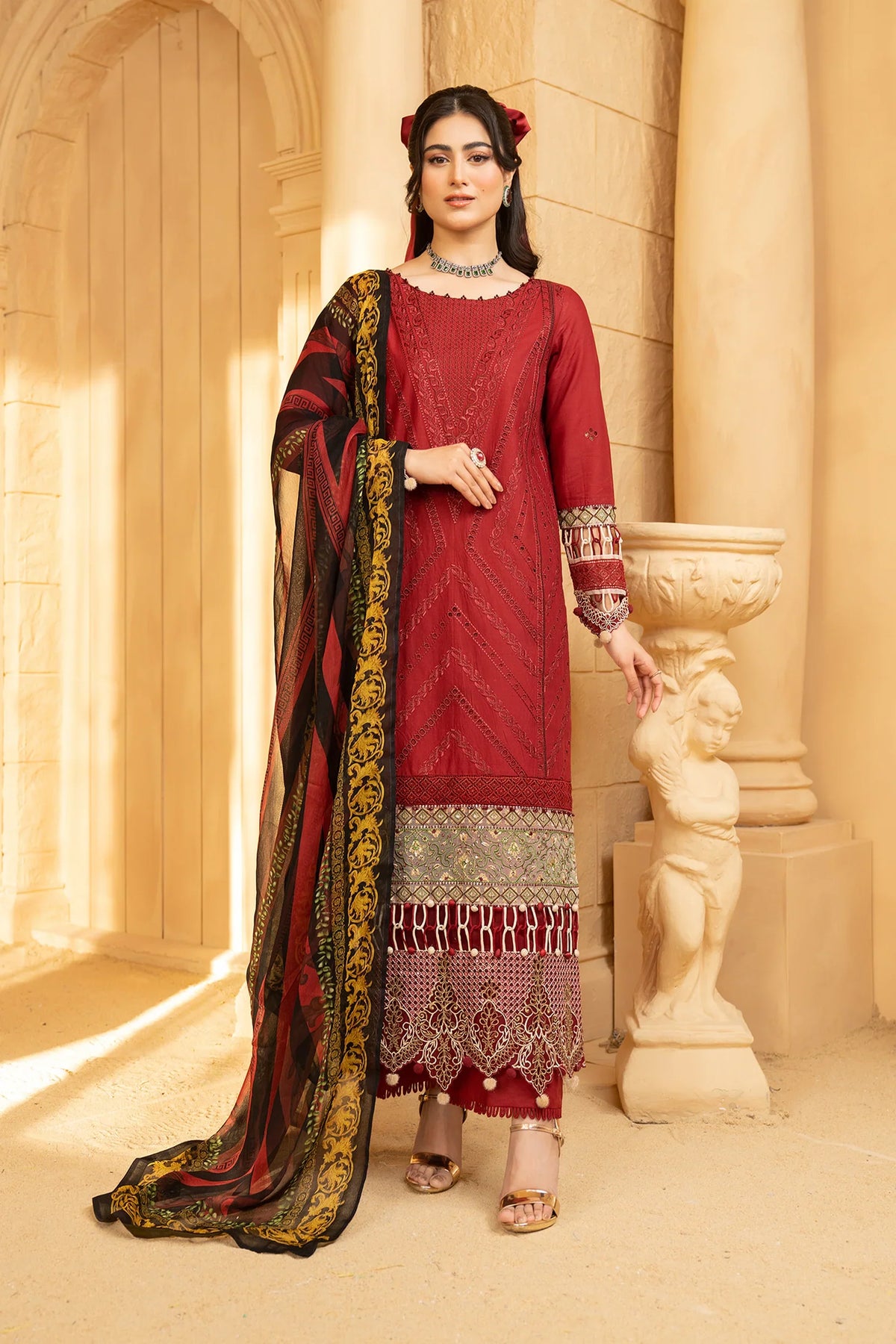 Hemstitch | Summer Luxury Lawn 24 | -  Hemstitch Luxury - Original Designer Dress - House of Maryam