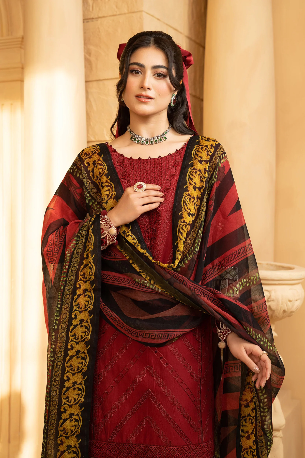 Hemstitch | Summer Luxury Lawn 24 | -  Hemstitch Luxury - Original Designer Dress - House of Maryam