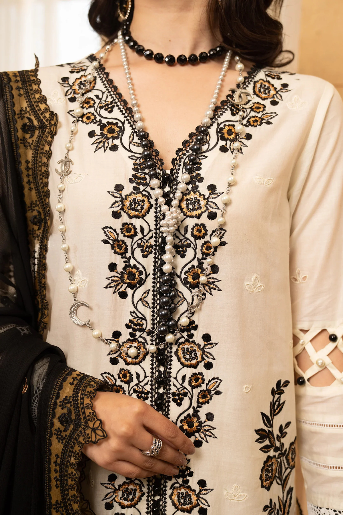 Hemstitch | Summer Luxury Lawn 24 | Prestige -  Hemstitch  - Original Designer Dress - House of Maryam