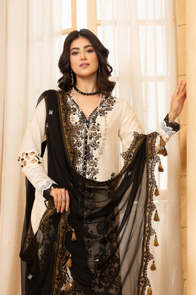 Hemstitch | Summer Luxury Lawn 24 | Prestige -  Hemstitch  - Original Designer Dress - House of Maryam