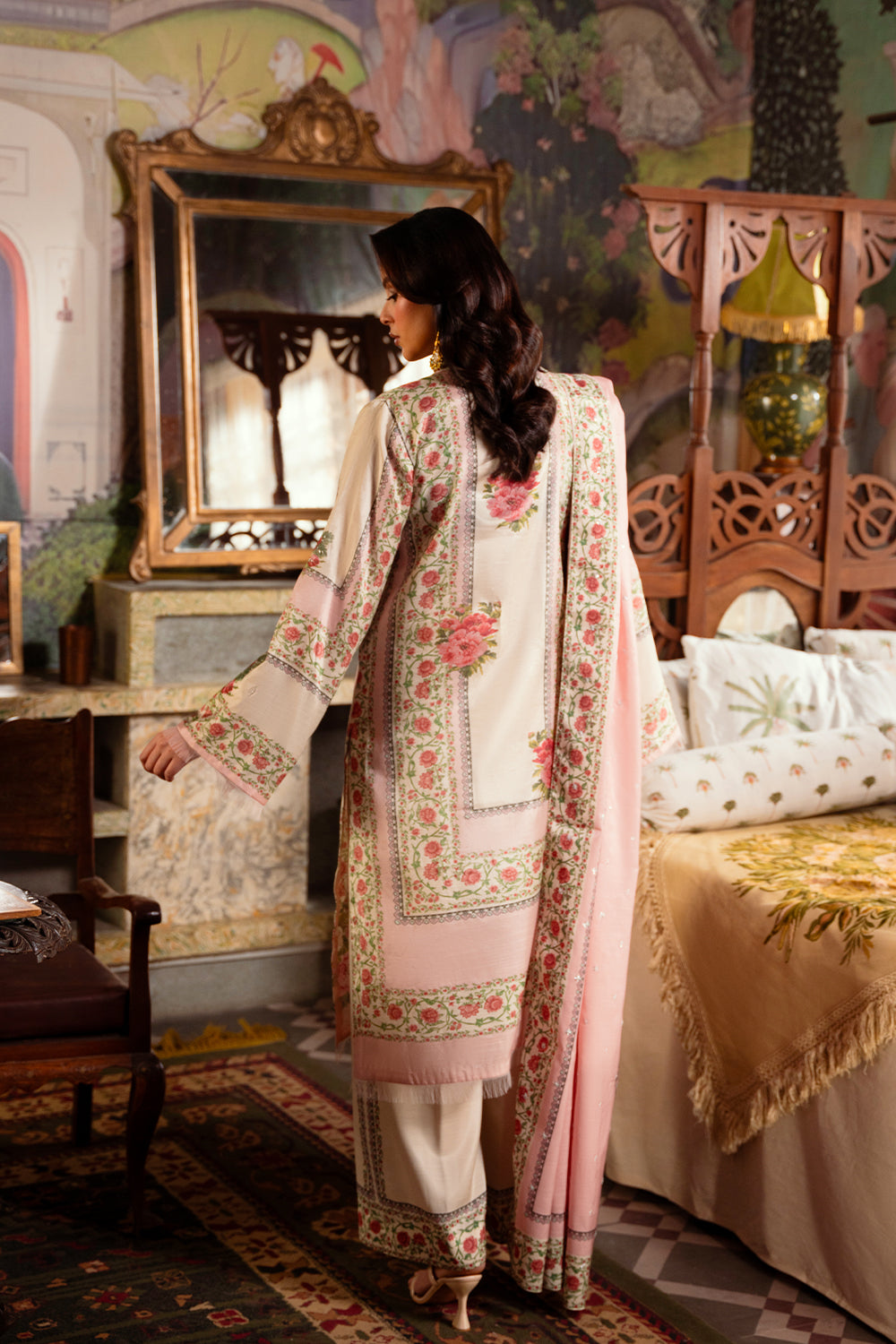 Saira Rizwan | Dahini Silk Pret | ADELIA -SRLP07-25 -  Saira Rizwan Ladies Clothes -  House of Maryam
