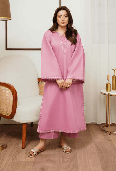 Humdum | Ayra Ready to wear | Ayra - D03-Brand:Humdum-Type:Ladies Clothes-Dusty Pink-Lawn-House of Maryam- Buy in UK, USA