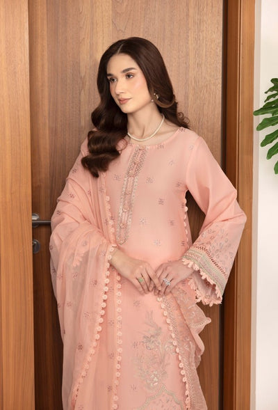Humdum | Dilkash 25 | Dilkash - D04-Brand:Humdum-Type:Ladies Clothes-Light Pink-Lawn-House of Maryam- Buy in UK, USA