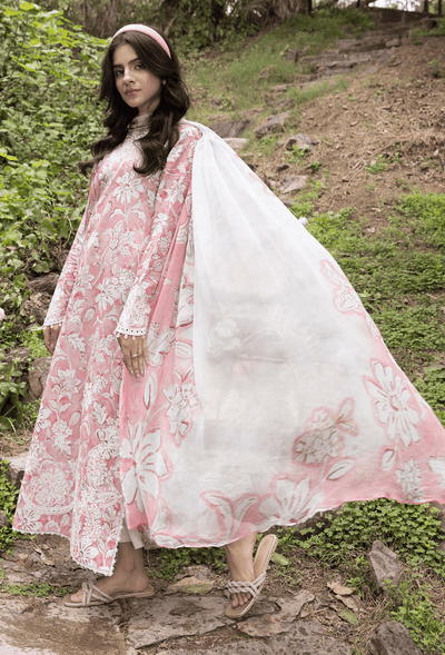 Humdum | Eden Garden 25 | Eden Garden - D07-Brand:Humdum-Type:Ladies Clothes-Light Pink-Lawn-House of Maryam- Buy in UK, USA