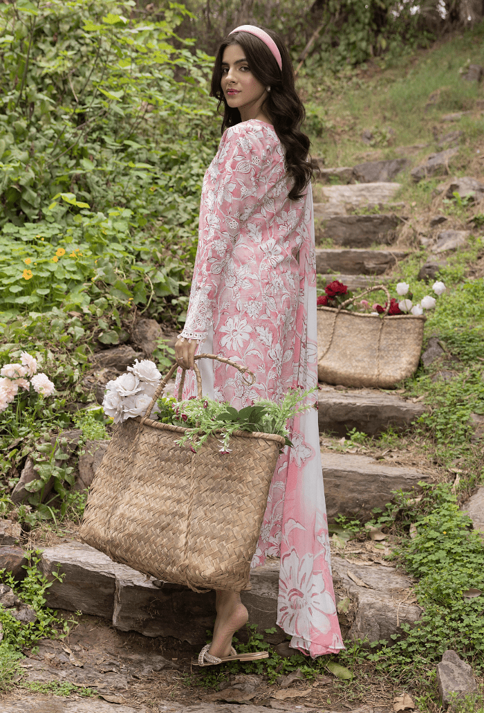Humdum | Eden Garden 25 | Eden Garden - D07-Brand:Humdum-Type:Ladies Clothes-Light Pink-Lawn-House of Maryam- Buy in UK, USA