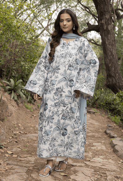 Humdum | Eden Garden 25 | Eden Garden - D09-Brand:Humdum-Type:Ladies Clothes-White-Lawn-House of Maryam- Buy in UK, USA