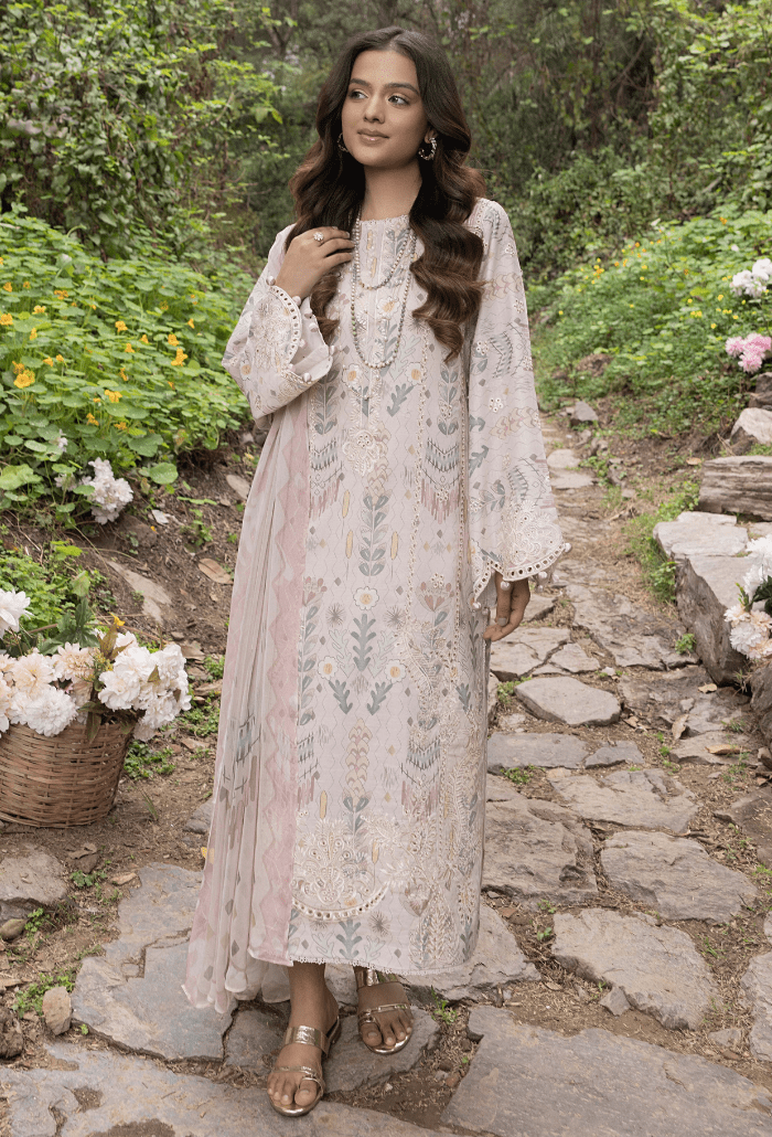 Humdum | Eden Garden 25 | Eden Garden - D10-Brand:HumDum-Type:Ladies Clothes-Lavender Pinocchio-Lawn-House of Maryam- Buy in UK, USA