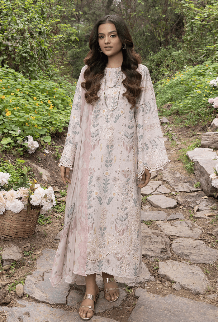 Humdum | Eden Garden 25 | Eden Garden - D10-Brand:HumDum-Type:Ladies Clothes-Lavender Pinocchio-Lawn-House of Maryam- Buy in UK, USA