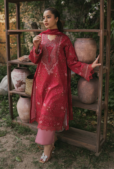 Humdum | Gardenia Lawn | D06 -  HumDum Luxury - Original Designer Dress - House of Maryam