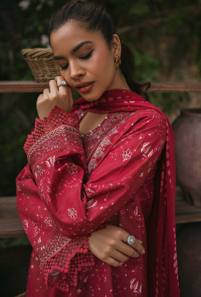 Humdum | Gardenia Lawn | D06 -  HumDum Luxury - Original Designer Dress - House of Maryam