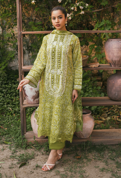 Humdum | Gardenia Lawn | D09 -  HumDum Luxury - Original Designer Dress - House of Maryam