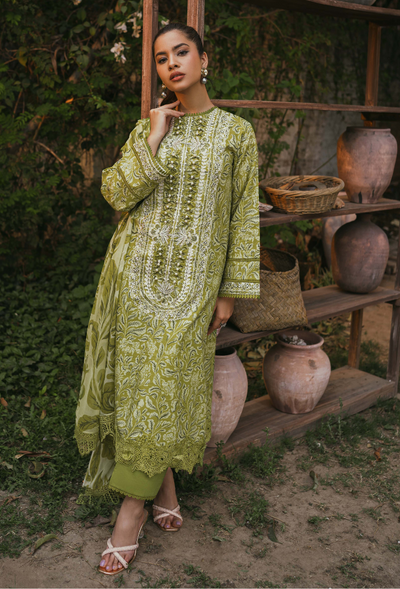 Humdum | Gardenia Lawn | D09 -  HumDum Luxury - Original Designer Dress - House of Maryam