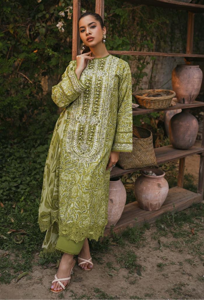 Humdum | Gardenia Lawn | D09 by Designer HumDum - House of Maryam - Pakistani Designer Ethnic Wear in {{ shop.shopifyCountryName }}