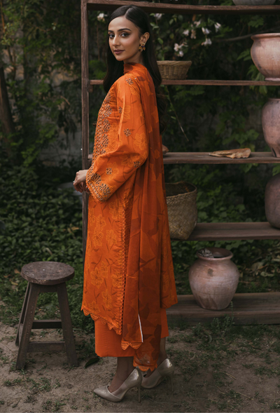Humdum | Gardenia Lawn | D02 -  HumDum Luxury - Original Designer Dress - House of Maryam