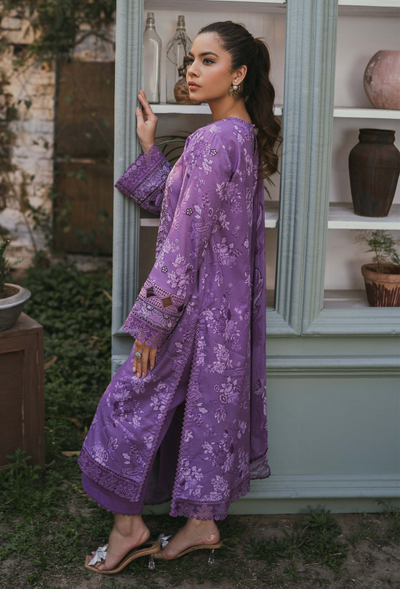 Humdum | Gardenia Lawn | D08 -  HumDum Luxury - Original Designer Dress - House of Maryam