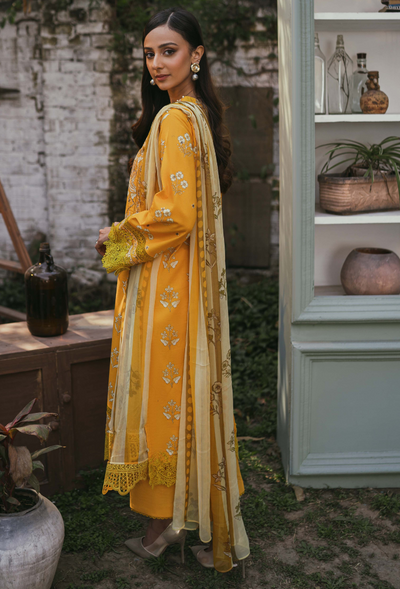 Humdum | Gardenia Lawn | D05 -  HumDum Luxury - Original Designer Dress - House of Maryam