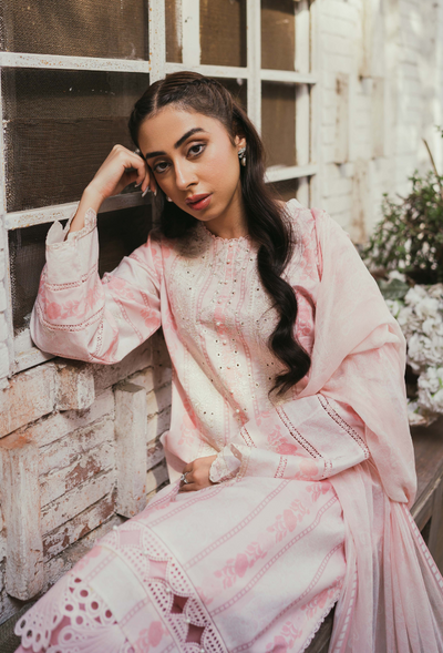 Humdum | Gardenia Lawn | D03 -  HumDum Luxury - Original Designer Dress - House of Maryam