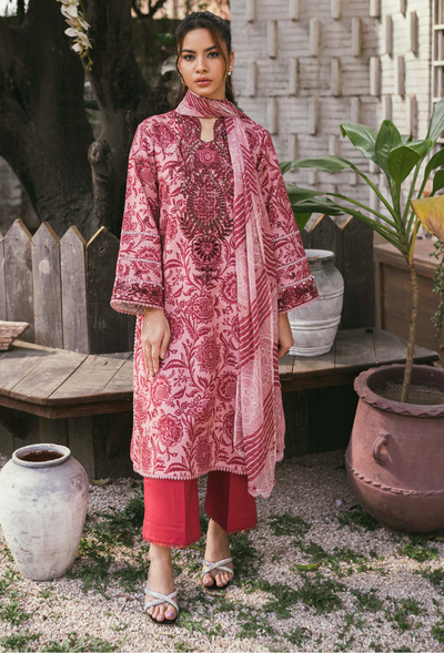 Humdum | Gardenia Lawn | D010 -  HumDum Luxury - Original Designer Dress - House of Maryam
