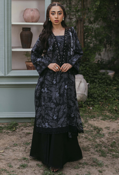Humdum | Gardenia Lawn | D04 -  HumDum Luxury - Original Designer Dress - House of Maryam