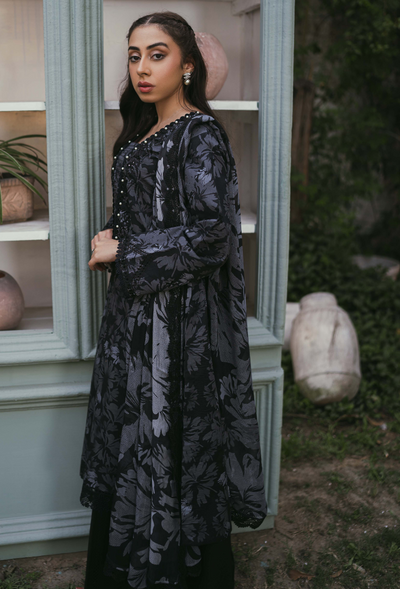 Humdum | Gardenia Lawn | D04 -  HumDum Luxury - Original Designer Dress - House of Maryam