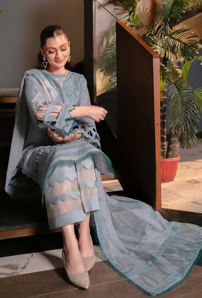 Humdum | Meraki Lawn 24 | d05 -  HumDum Luxury - Original Designer Dress - House of Maryam