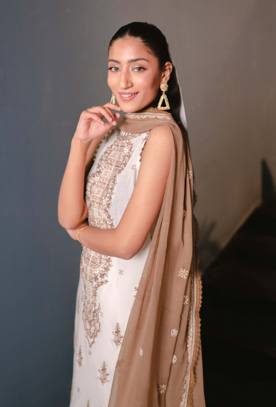 Humdum | Meraki Lawn 24 | d02 -  Humdum Luxury - Original Designer Dress - House of Maryam