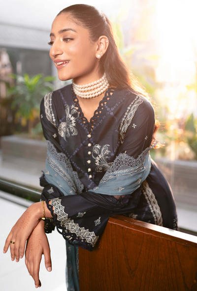 Humdum | Meraki Lawn 24 | d08 -  HumDum Luxury - Original Designer Dress - House of Maryam