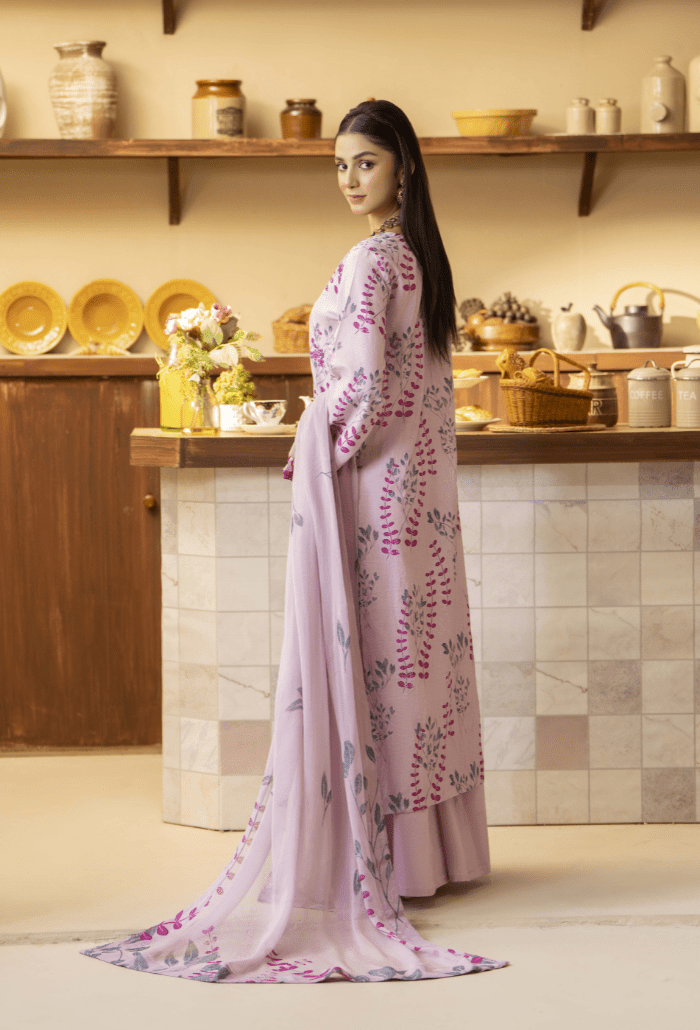 Humdum | Senora Lawn 25 | Senora - D04-Brand:Humdum-Type:Ladies Clothes-Lilac-Lawn-House of Maryam- Buy in UK, USA