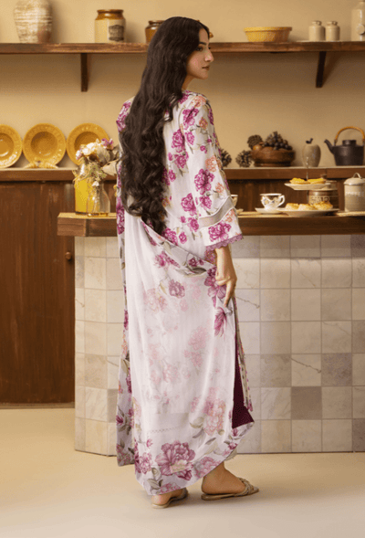 Humdum | Senora Lawn 25 | Senora - D10-Brand:Humdum-Type:Ladies Clothes-Off White-Lawn-House of Maryam- Buy in UK, USA