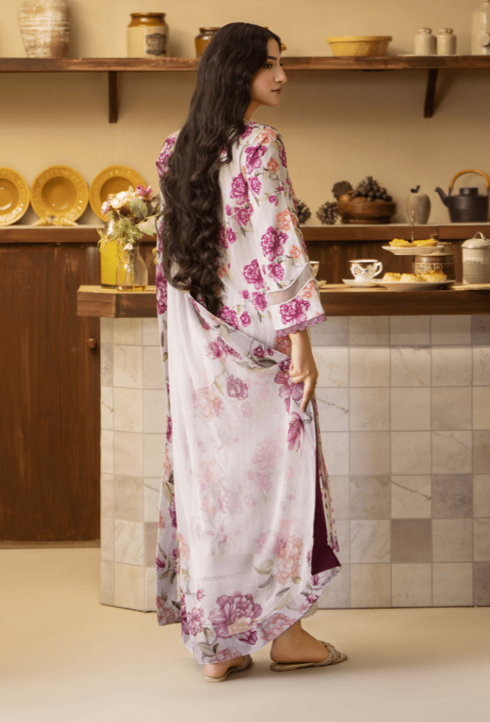 Humdum | Senora Lawn 25 | Senora - D10-Brand:Humdum-Type:Ladies Clothes-Off White-Lawn-House of Maryam- Buy in UK, USA