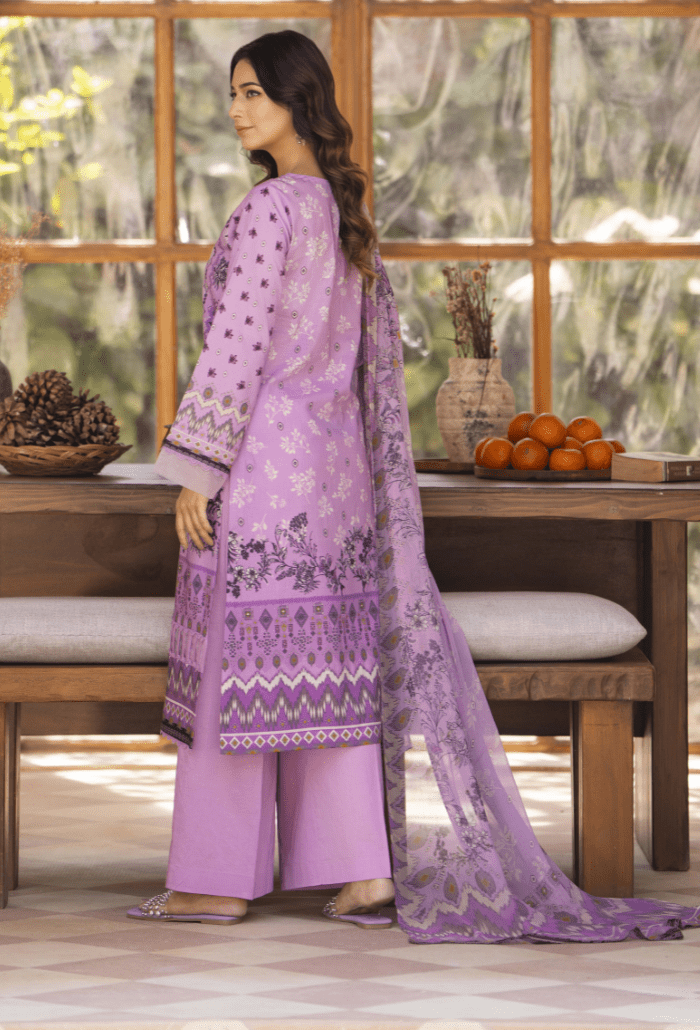 Humdum | Zarwisha 25 | Zarwisha-D09-Brand:Humdum-Type:Ladies Clothes-Lilac-Lawn-House of Maryam- Buy in UK, USA
