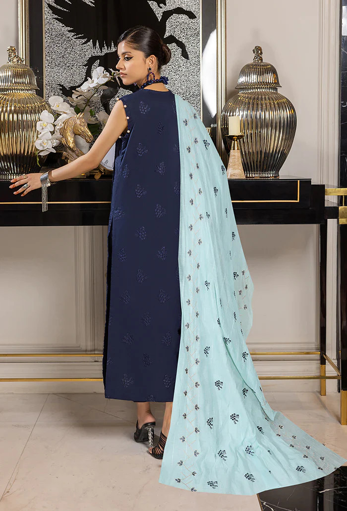 Humdum | Charlotte Chikankari Lawn | D09 -  HumDum Luxury - Original Designer Dress - House of Maryam