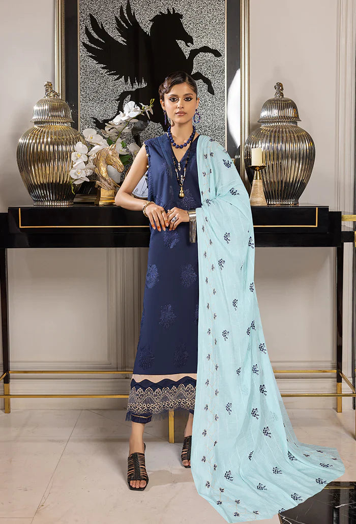 Humdum | Charlotte Chikankari Lawn | D09 -  HumDum Luxury - Original Designer Dress - House of Maryam