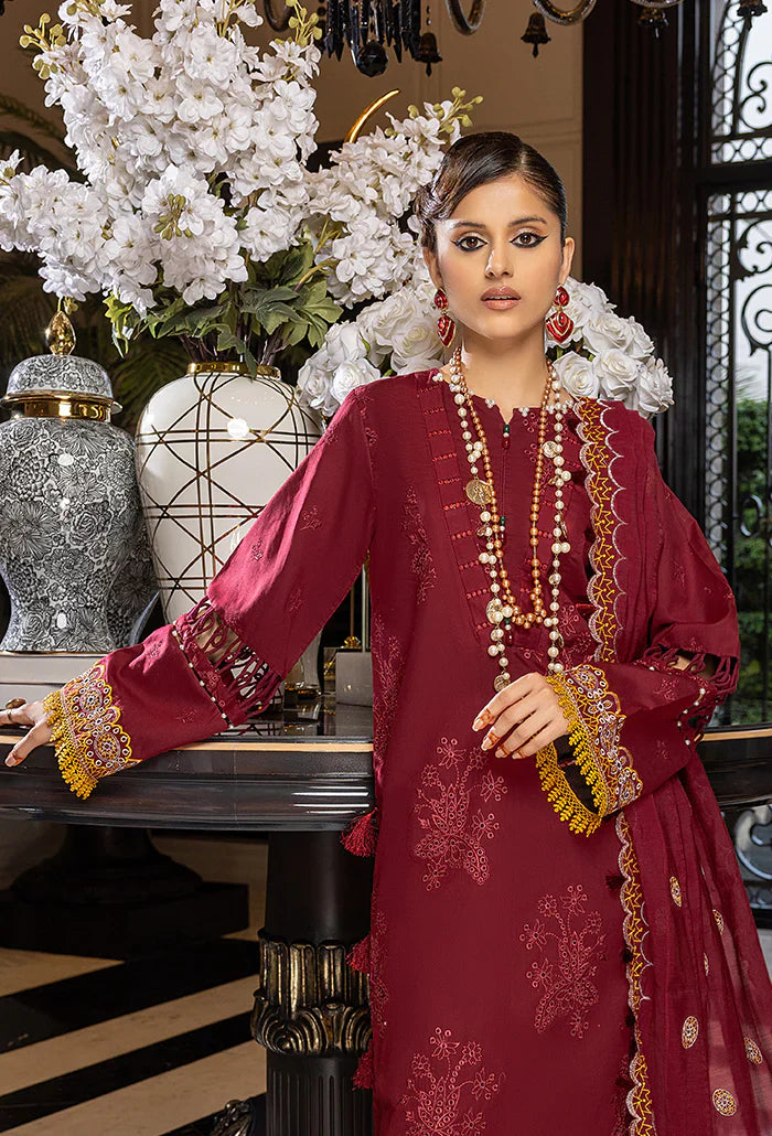 Humdum | Charlotte Chikankari Lawn | D08 -  HumDum Luxury - Original Designer Dress - House of Maryam