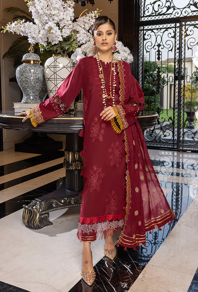 Humdum | Charlotte Chikankari Lawn | D08 -  HumDum Luxury - Original Designer Dress - House of Maryam