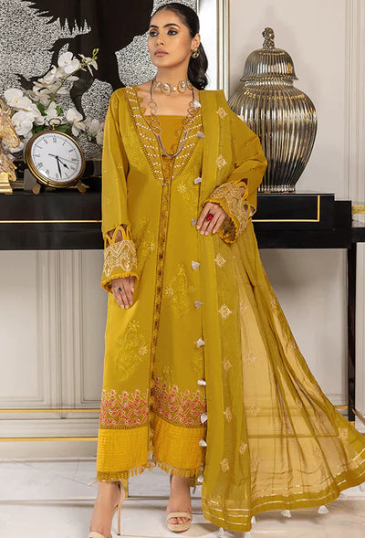 Humdum | Charlotte Chikankari Lawn | D03 -  Humdum Luxury - Original Designer Dress - House of Maryam