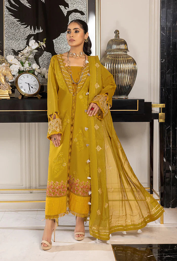 Humdum | Charlotte Chikankari Lawn | D03 -  Humdum Luxury - Original Designer Dress - House of Maryam