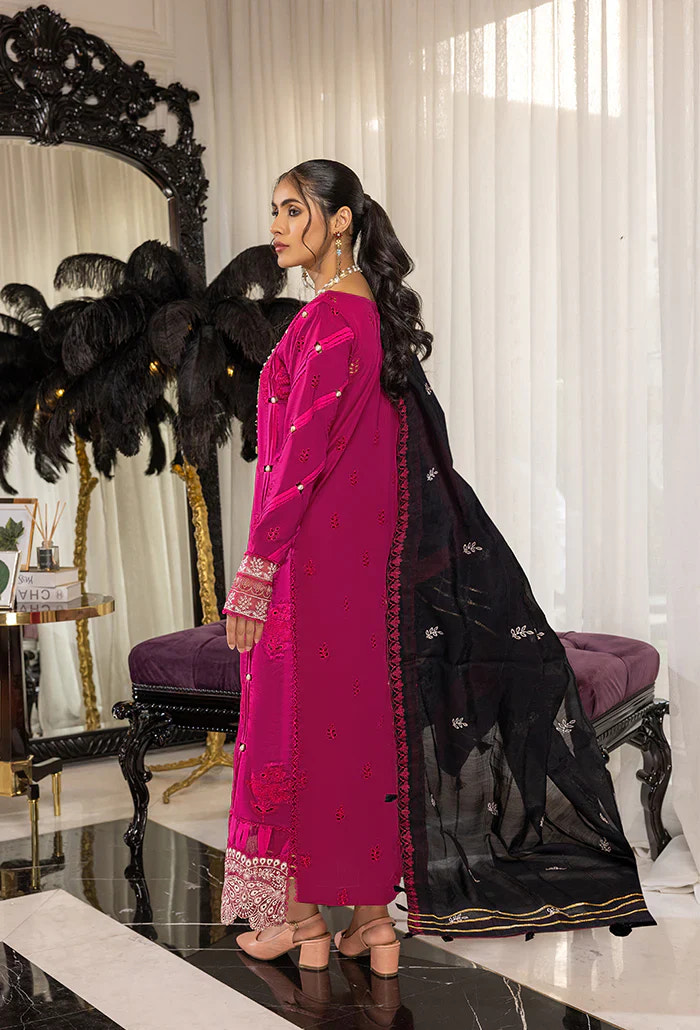 Humdum | Charlotte Chikankari Lawn | D01 -  HumDum Luxury - Original Designer Dress - House of Maryam