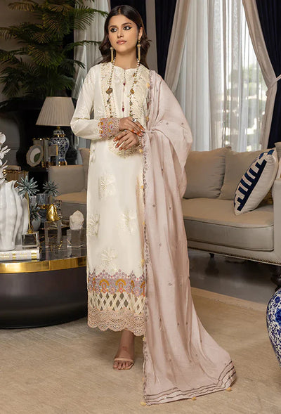 Humdum | Charlotte Chikankari Lawn | D04 -  HumDum Luxury - Original Designer Dress - House of Maryam