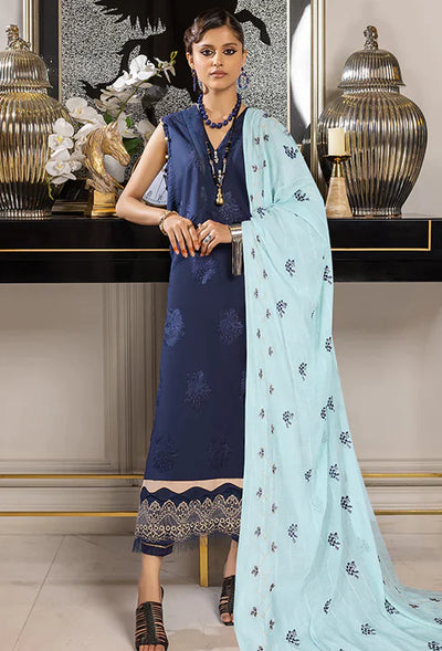Humdum | Charlotte Chikankari Lawn | D09 -  HumDum Luxury - Original Designer Dress - House of Maryam