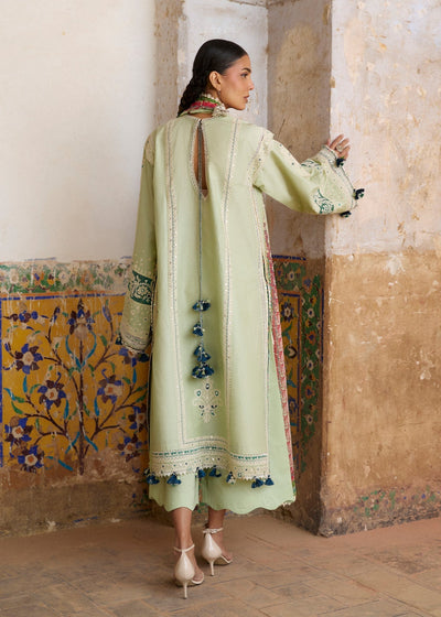 Hussain Rehar | Zan SS26 | Nane-Brand:House of Maryam-Type:-Pastel Mint-Lawn-House of Maryam- Buy in UK, USA