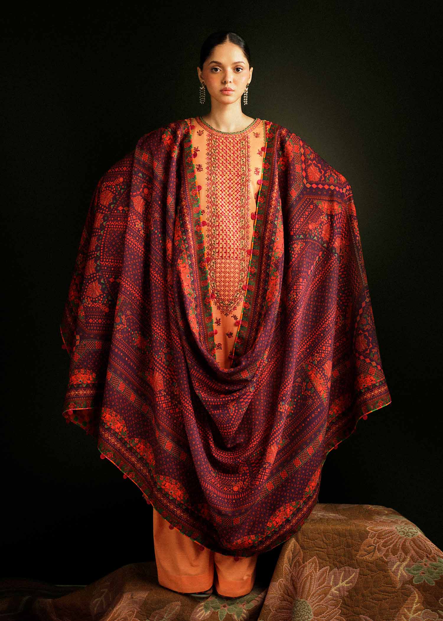 Hussain Rehar | Winter Shawl Khaddar 23 | Sunrise