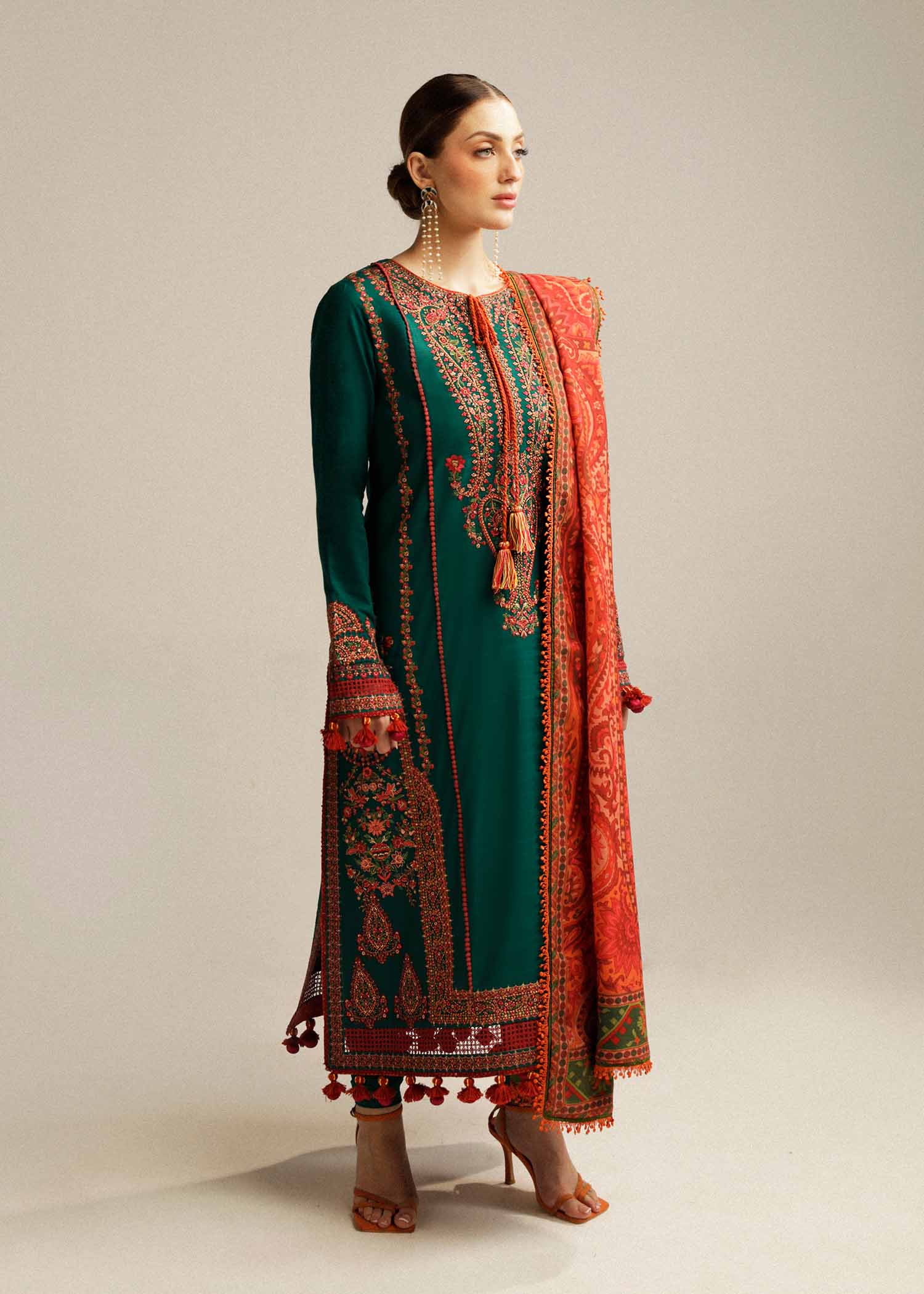 Hussain Rehar | Winter Shawl Khaddar 23 | Marjaan