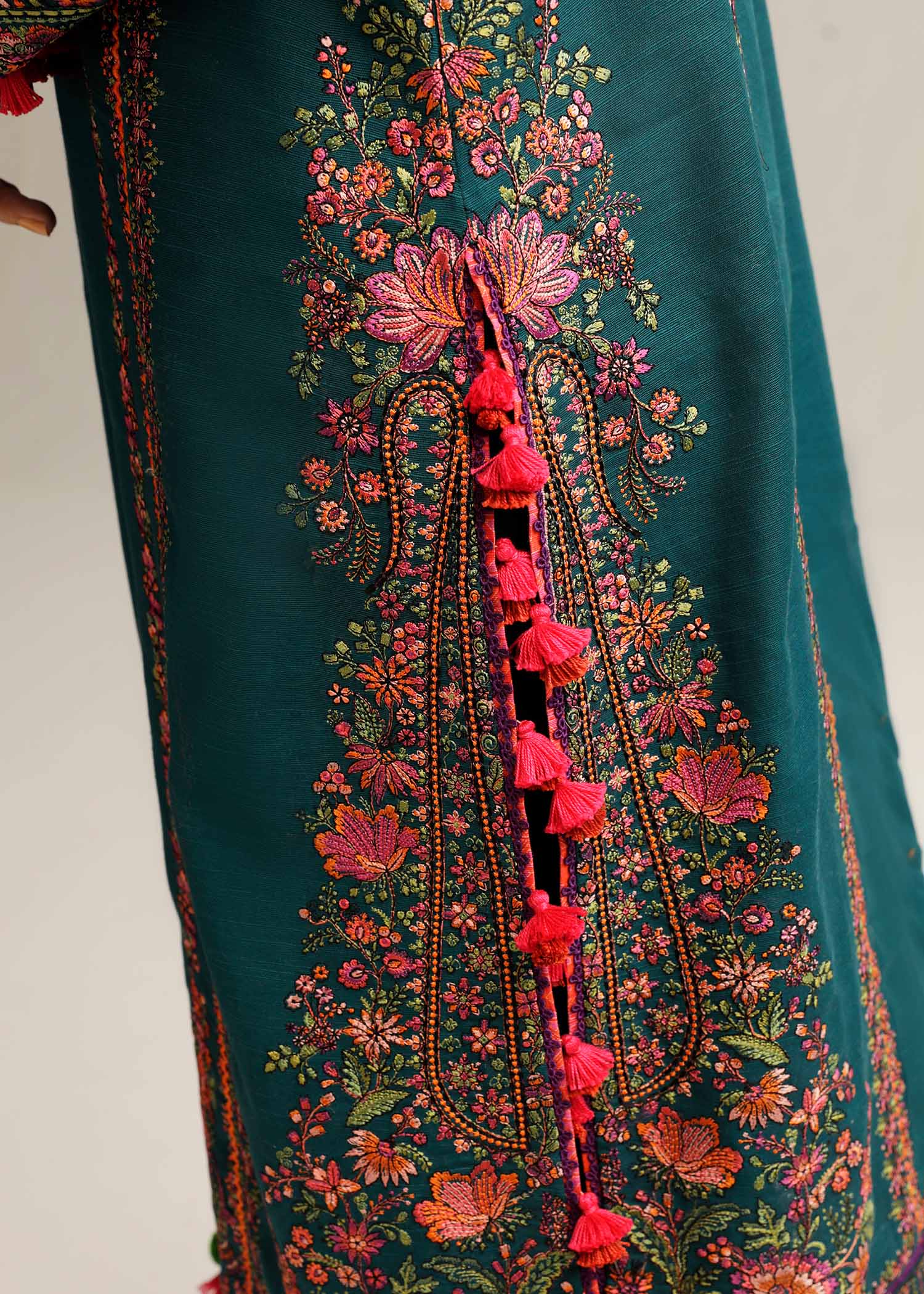 Hussain Rehar | Winter Shawl Khaddar 23 | Teal