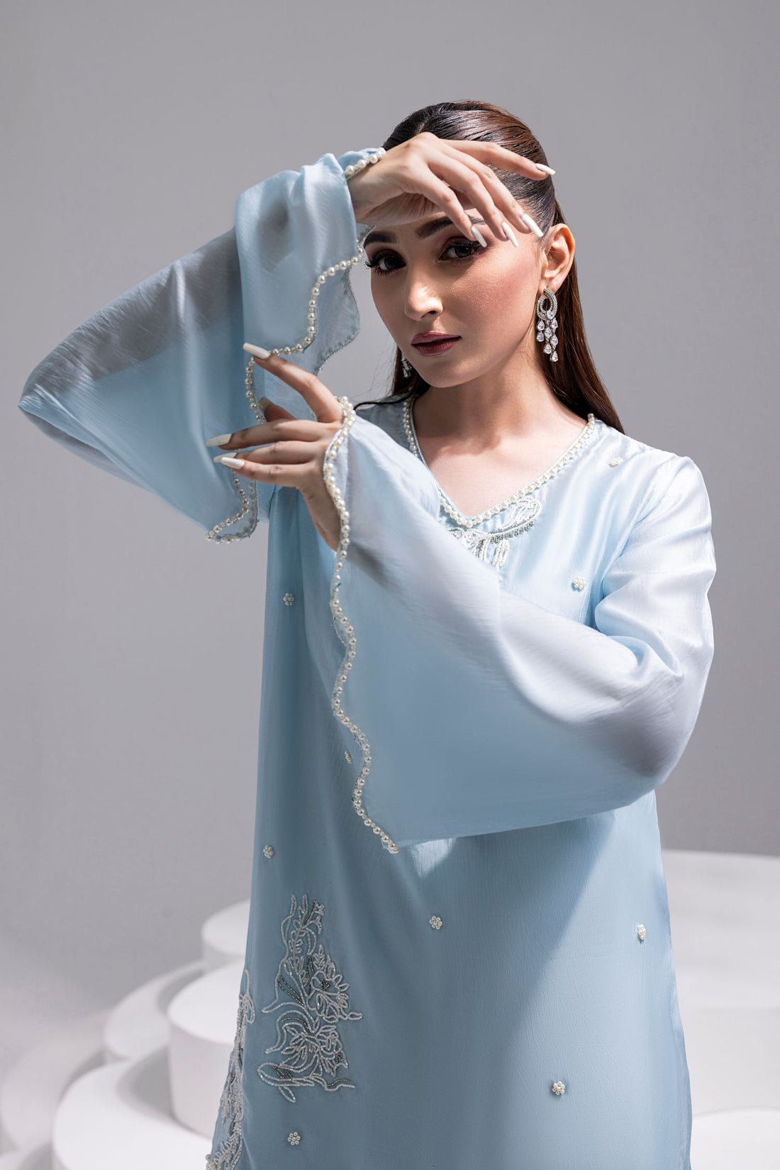 Amani | Aira Festive Wear | OCEAN BREEZE, image 4