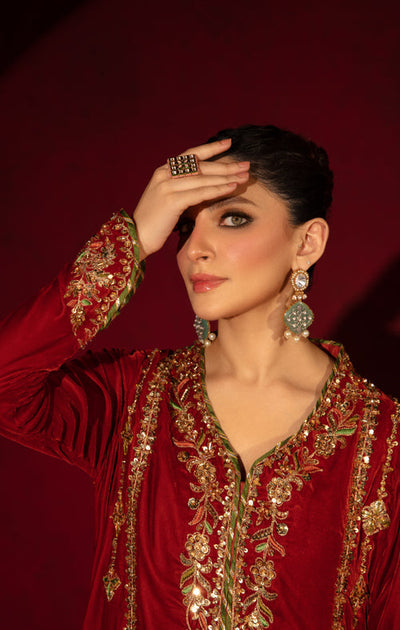 Maya | Raazi Velvet 24 | IMROZ -  Maya Ladies Clothes - Original Designer Dress - House of Maryam