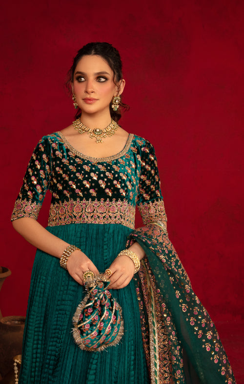 Maya | Raazi Velvet 24 | DILAAB -  Maya Ladies Clothes - Original Designer Dress - House of Maryam