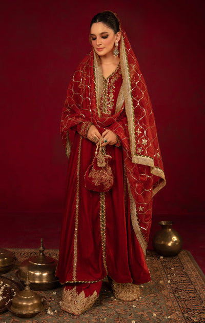Maya | Raazi Velvet 24 | IMROZ -  Maya Ladies Clothes - Original Designer Dress - House of Maryam
